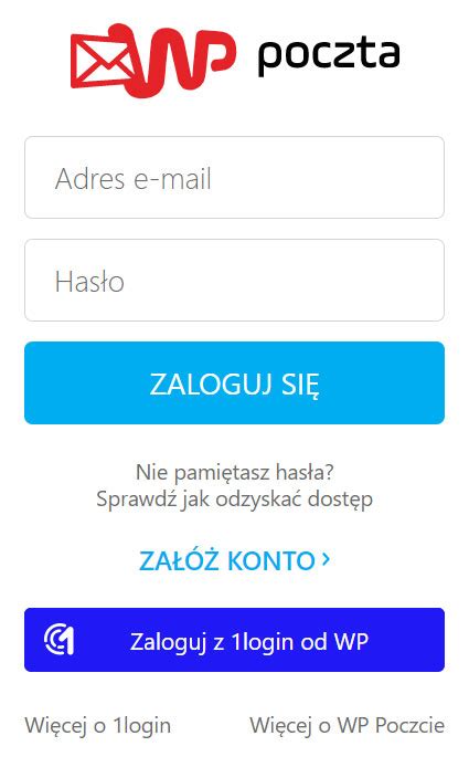 poczta o2 logowanie zaloguj|Nie mogę zalogować się do poczty po włączeniu 1login od WP